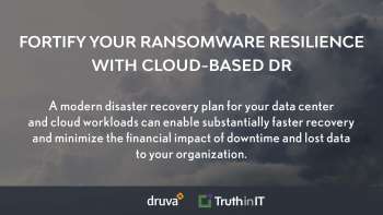 Druva: Fortify Ransomware Resilience w. Cloud-Based DR