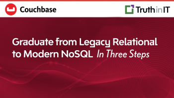 Couchbase: Legacy Relational to NoSQL in 3 Steps