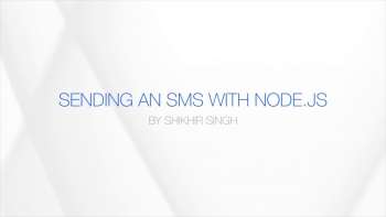 How to Send an SMS with Node.js