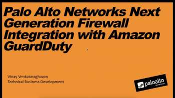 Palo Alto Networks Next-Generation Firewall Integration