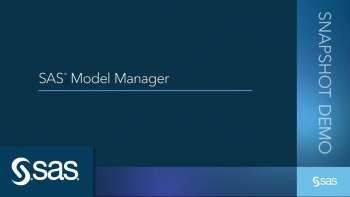 SAS Model Manager