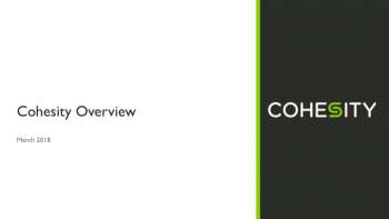 One secondary storage solution for all your data.