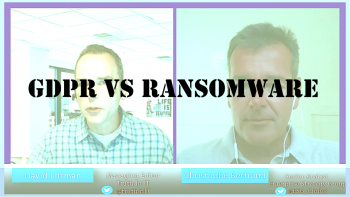 How does lack of GDPR preparation affect ransomware