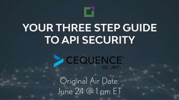 Cequence: Your Three Step Guide to API Security