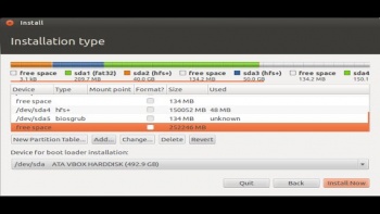 GPT manual disk partitioning guide for Ubuntu