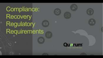 BDR&Compliance IEEE April2017 via @Quoruminc