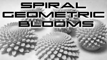 Never Ending Spiral Geometric Blooms - BTF
