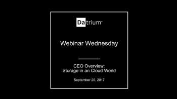 Storage in a Cloud World: Datrium CEO Delivers Company