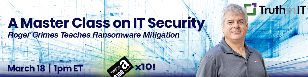 Roger Grimes Teaches Ransomware Mitigation